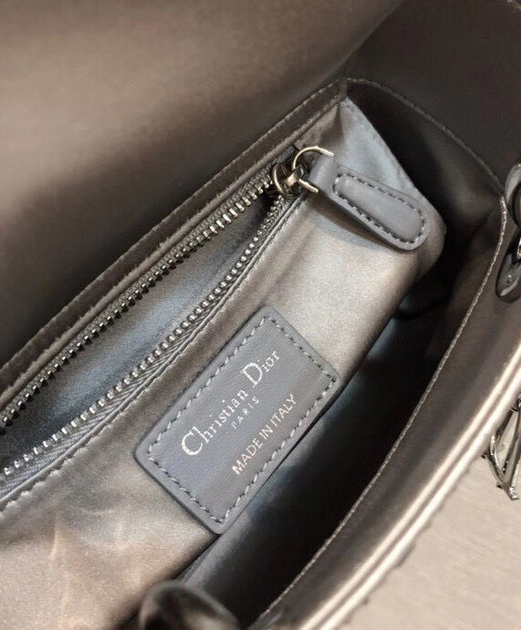 Christian Dior Mini Lady Dior Bag Grey